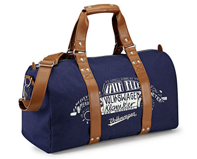 Дорожная сумка Volkswagen Classic Weekender Bag, Dark Blue/Brown,  311087300