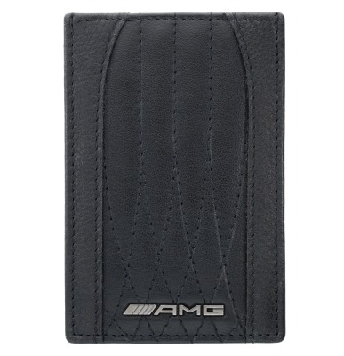 Кожаный футляр для кредитных карт Mercedes-AMG Credit Card Case with Money Clip,  B66958987