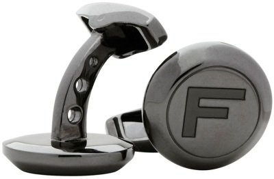 Запонки Jaguar F-type 'F' Cufflinks Gunmetal JJCLFCB Запонки Jaguar F-type 'F' Cufflinks Gunmetal JJCLFCB