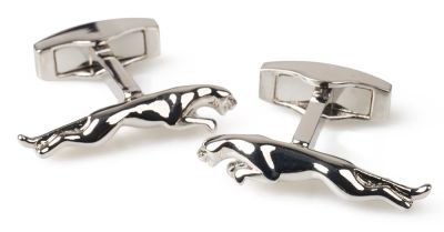Посеребренные запонки Jaguar Leaper Cufflinks, Silver Plated JJCLLEAPCS Посеребренные запонки Jaguar Leaper Cufflinks, Silver Plated JJCLLEAPCS