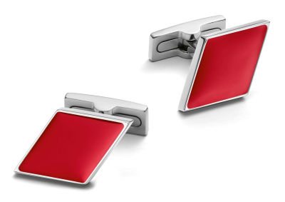 Мужские запонки Audi Sport Cuff Links Red Rhombus, Mens, red/silver, 3291502100 Мужские запонки Audi Sport Cuff Links Red Rhombus, Mens, red/silver, 3291502100