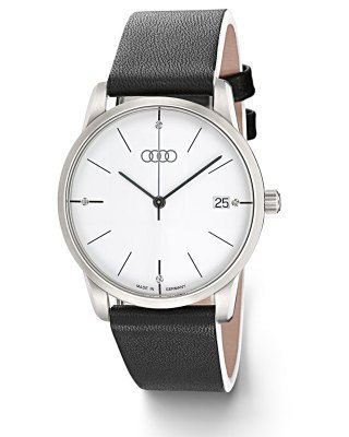 Женские наручные часы Audi Ladie's Watch Flatline, Black/White 3101400800