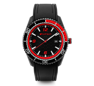Мужские наручные часы Audi Sport Watch, Mens, black/red,  3102000200