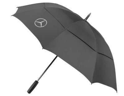 Зонт-трость Mercedes-Benz Golf Stick Umbrella Black B66952633 Зонт-трость Mercedes-Benz Golf Stick Umbrella Black B66952633