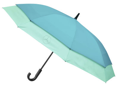 Зонт-трость Mercedes-Benz Conventional Umbrella, Stretch, petrol / mint,  B66954816