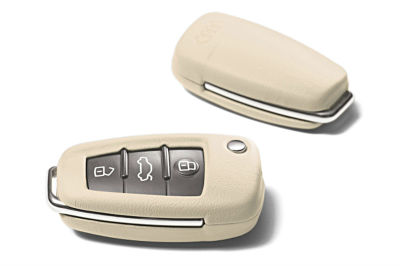 Audi Leather key cover, Magnolia white 8X00712082Y4 Audi Leather key cover, Magnolia white 8X00712082Y4