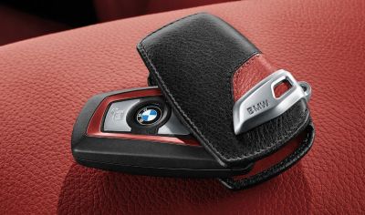 BMW Leather Key Case Sport Line Red 82292219909