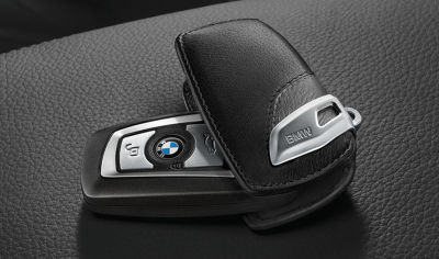 BMW Leather Key Case Basic Version Black 82292219911
