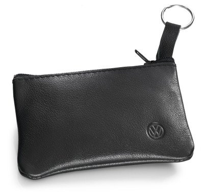 Кожаная ключница VW Leather Key Pouch, Black 000087402A