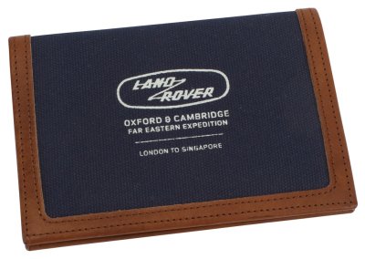 Обложка для паспорта Land Rover Heritage Passport Holder, Blue-Brown LBLG218NVA