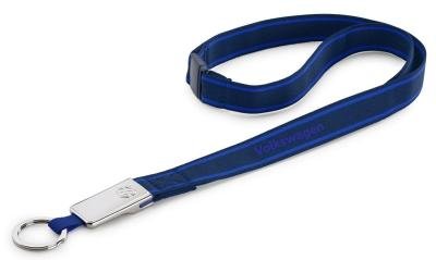 Шнурок с кольцом Volkswagen Logo Lanyard, Dark Blue 5TD087610 Шнурок с кольцом Volkswagen Logo Lanyard, Dark Blue 5TD087610