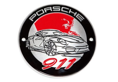 Эмблема на решетку радиатора Porsche Grill badge WAP0500110G Эмблема на решетку радиатора Porsche Grill badge WAP0500110G