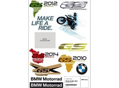 Комплект наклеек BMW Motorrad Style GS Stickers Set 76818561291 Комплект наклеек BMW Motorrad Style GS Stickers Set 76818561291