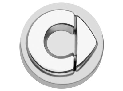 Значок-эмблема Smart Pin, Ring Logo, Silver-coloured,  B67993609