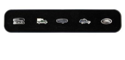 Коллекционный набор значков Land Rover Heritage Pin Badge Set,  LFGF362NVA