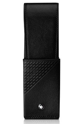 Кожаный футляр для двух ручек BMW Montblanc Pen Case, Black 80212413717