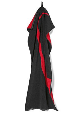 Полотенце для рук Audi Sport Hand Towel, Black/Red 3261500900