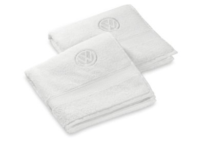 Набор из 2-х полотенец для рук Volkswagen Logo Hands Towel, 2 pcs, White, 000084501C084 Набор из 2-х полотенец для рук Volkswagen Logo Hands Towel, 2 pcs, White, 000084501C084