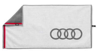 Полотенце для рук Audi Hand Towel, White/Grey, 3131802900