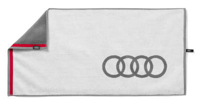Банное полотенце Audi Bath Towel, White/Grey, 3131803000