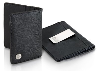 Кошелек BMW Business Card and Credit Card Holder with Banknote Clip 80212344448