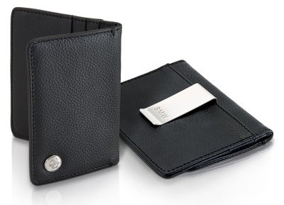 Кошелек BMW Business Card and Credit Card Holder with Banknote Clip 80212344448 Кошелек BMW Business Card and Credit Card Holder with Banknote Clip 80212344448