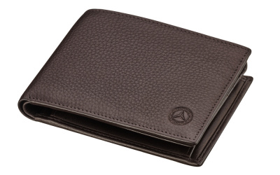 Кожаный кошелек Mercedes-Benz Leather Wallet, Classic, RFID protection, Brown, B66042014 Кожаный кошелек Mercedes-Benz Leather Wallet, Classic, RFID protection, Brown, B66042014
