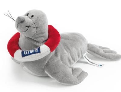 Мягкая игрушка морской лев Пауль BMW Paul The Sea Lion, Big, Grey 80452343706