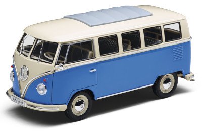 Модель автомобиля VW T1 Samba Van (1962), Scale 1:18, Blue/Cream 231099302LRD