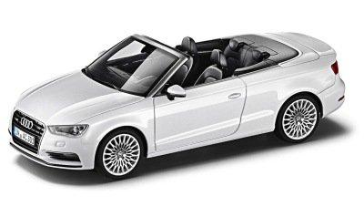 Модель автомобиля Audi A3 Cabriolet, Scale 1:43, Glacier White 5011303313