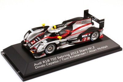 Модель автомобиля Audi R18 TDI Sebring 2012 Start No. 2, Scale 1:43 5021200223