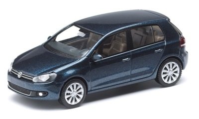 Модель автомобиля VW Golf 6, 5 Doors, Scale 1:43, Blue 5K0099300C5F