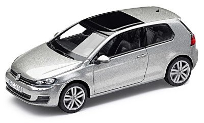 Модель автомобиля VW Golf VII 3D, Scale 1:43, Tungsten Silver Metallic 5G3099300B7W
