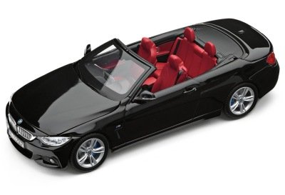 Модель автомобиля BMW 4 серии Кабриолет (F33), Sapphire Black, Scale 1:43 80422336866