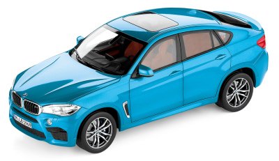 Модель BMW X6M (F86), Scale 1:18, Long Beach Blue Metallic 80432364885