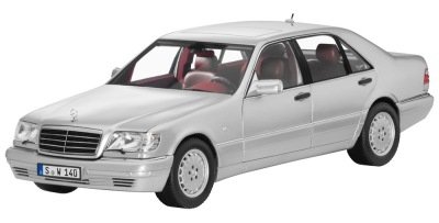Модель Mercedes-Benz S 320 W 140 (1994–1998), Brilliant Silver, 1:18 Scale B66040605