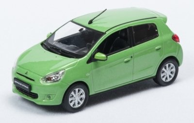 Модель автомобиля Mitsubishi Global Small, 1:43 scale, Light Green MME50554