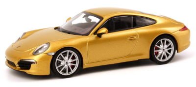 Модель автомобиля Porsche 911 (991) Carrera S 2012 (Gold), Scale 1:43 WAP0200010D