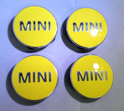 Набор из 4-х крышек на ступицу Mini Hub Caps Set, Bright Yellow 36132354151 Набор из 4-х крышек на ступицу Mini Hub Caps Set, Bright Yellow 36132354151