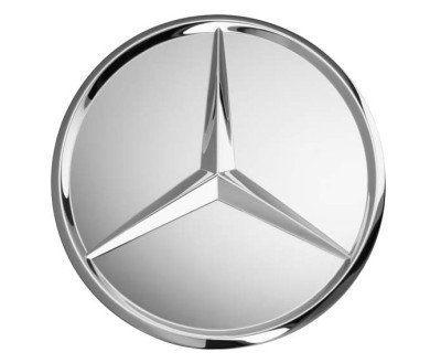 Колпачок ступицы колеса Mercedes, хромированный, с зеркальной поверхностью B66470207 Колпачок ступицы колеса Mercedes, хромированный, с зеркальной поверхностью B66470207