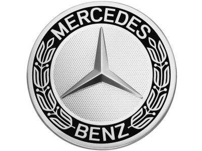 Колпачок ступицы колеса Mercedes, дизайн Roadster, Hub caps, roadster design, black A17140001259040
