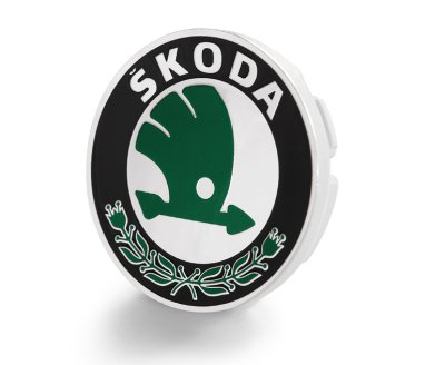 Крышка ступицы легкосплавного диска Skoda Hub cover with SKODA logo 6U0601151LMHB