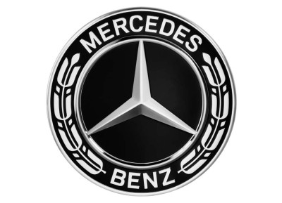 Колпачок ступицы колеса Mercedes Hub Caps, Black,  A22240022009040
