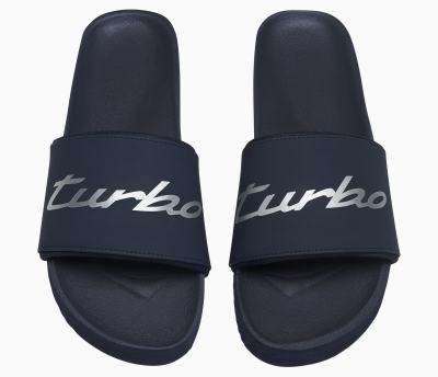 Спортивные тапки унисекс Porsche Slides, Unisex, Turbo Collection, Dark Blue,  WAP2150360LTRB 38