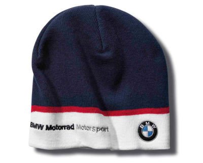 Вязаная шапка BMW Motorrad Motorsport Knitted Beanie Motorsport, Blue / White 76628560962 Вязаная шапка BMW Motorrad Motorsport Knitted Beanie Motorsport, Blue / White 76628560962
