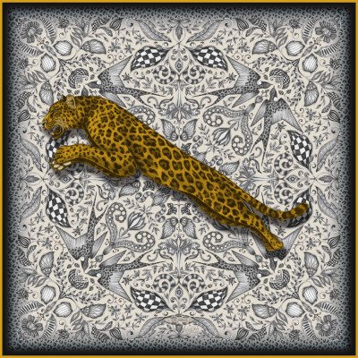 Женский шелковый шарф Jaguar Silk Scarf Nude Gold JSTSILKNG Женский шелковый шарф Jaguar Silk Scarf Nude Gold JSTSILKNG