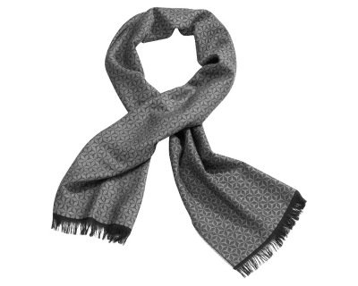 Мужской шерстяной шарф Mercedes-Benz Men's scarf, Business, Anthracite/grey/black B66952676 Мужской шерстяной шарф Mercedes-Benz Men's scarf, Business, Anthracite/grey/black B66952676