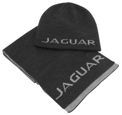 Набор из шарфа и шапки Jaguar Hat & Scarf Set JBGF347BKA Набор из шарфа и шапки Jaguar Hat & Scarf Set JBGF347BKA