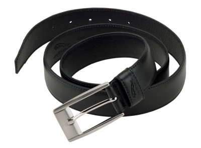 Мужской кожаный ремень Jaguar Men's Jaguar Belt - Black,  JFAABBS L (длина 113 см.)