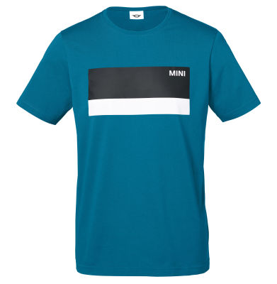 Мужская футболка MINI Wordmark T-Shirt Men's, Island/White/Black,  80142460770 XL
